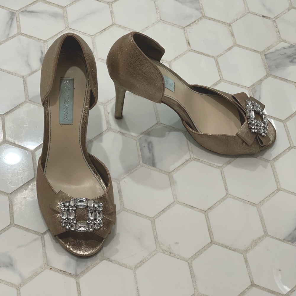 Blue by BetsyJohson- Evening Shoes